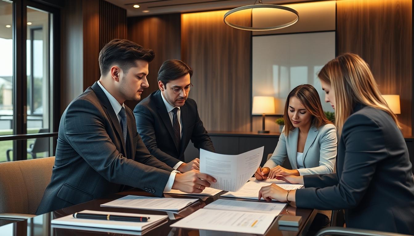 Real estate ownership transfer documents and closing confirmation